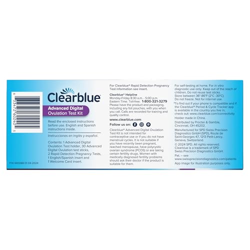 Clearblue Advanced Digital Ovulation Test Kit, 32 Ct