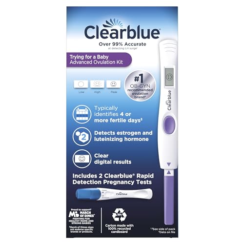 Clearblue Advanced Digital Ovulation Test Kit, 32 Ct