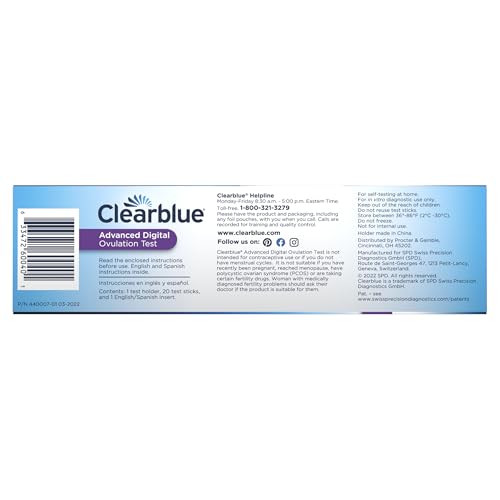 Clearblue Advanced Digital Ovulation Test Kit, 32 Ct