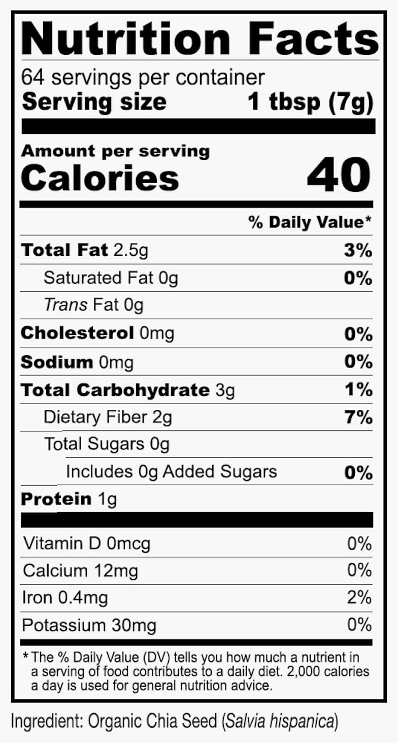 Anthony's Organic Ground Chia Seed, 1 lb, Finely Ground, Cold Milled, Gluten Free, Non GMO