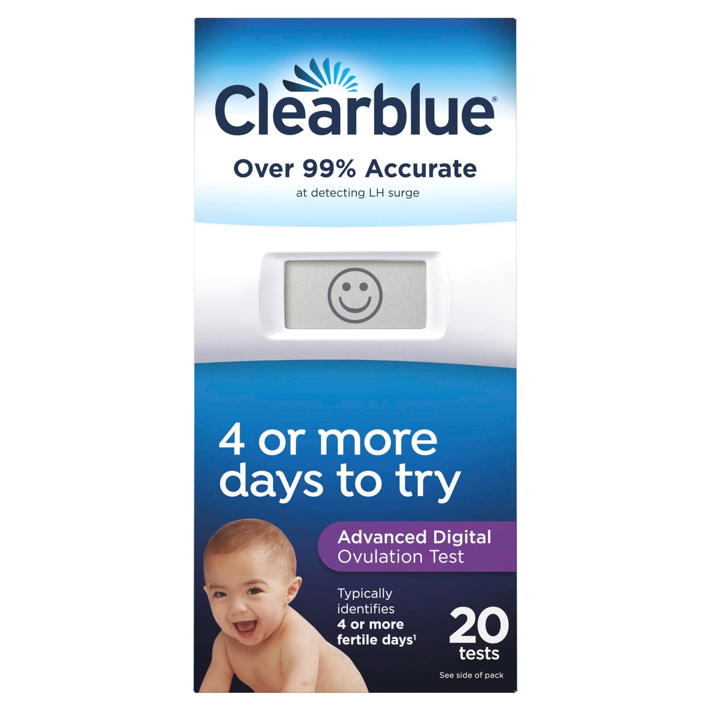 Clearblue Advanced Digital Ovulation Test Kit, 32 Ct