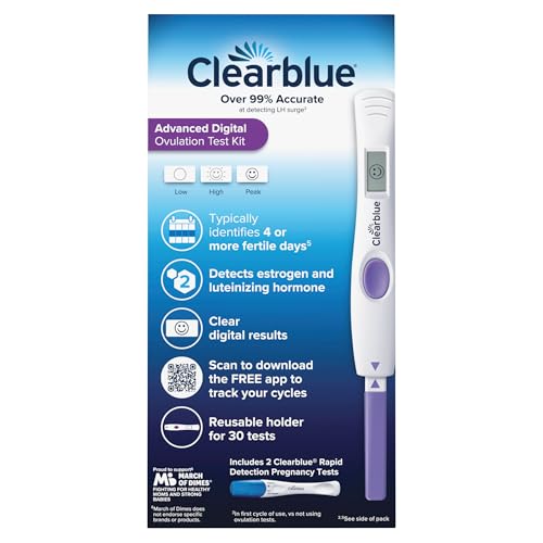 Clearblue Advanced Digital Ovulation Test Kit, 32 Ct