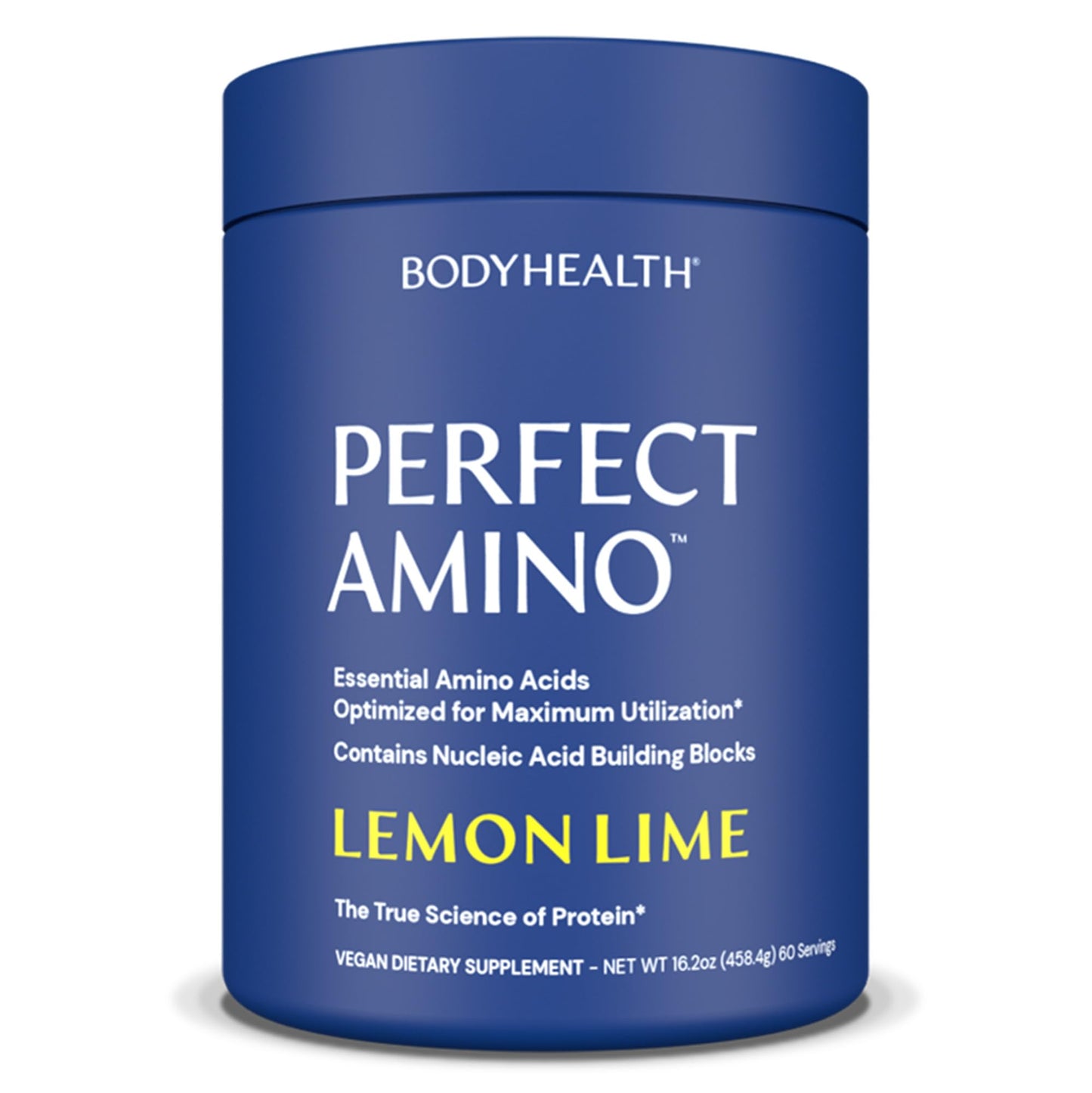 BodyHealth PerfectAmino Powder - BCAA and EAA Powder for Pre and Post Workout - Amino Acid Energy Drink for Men and Women to Support Lean Muscle and Recovery - Vanilla - 60 Servings