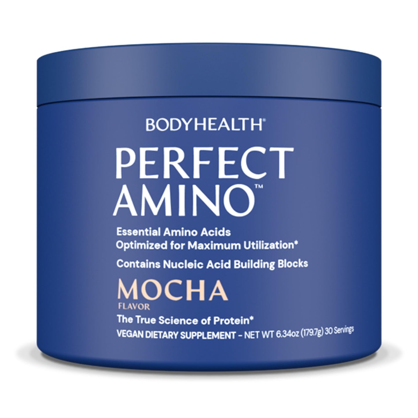 BodyHealth PerfectAmino Powder - BCAA and EAA Powder for Pre and Post Workout - Amino Acid Energy Drink for Men and Women to Support Lean Muscle and Recovery - Vanilla - 60 Servings