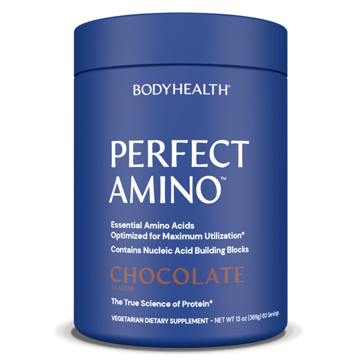 BodyHealth PerfectAmino Powder - BCAA and EAA Powder for Pre and Post Workout - Amino Acid Energy Drink for Men and Women to Support Lean Muscle and Recovery - Vanilla - 60 Servings