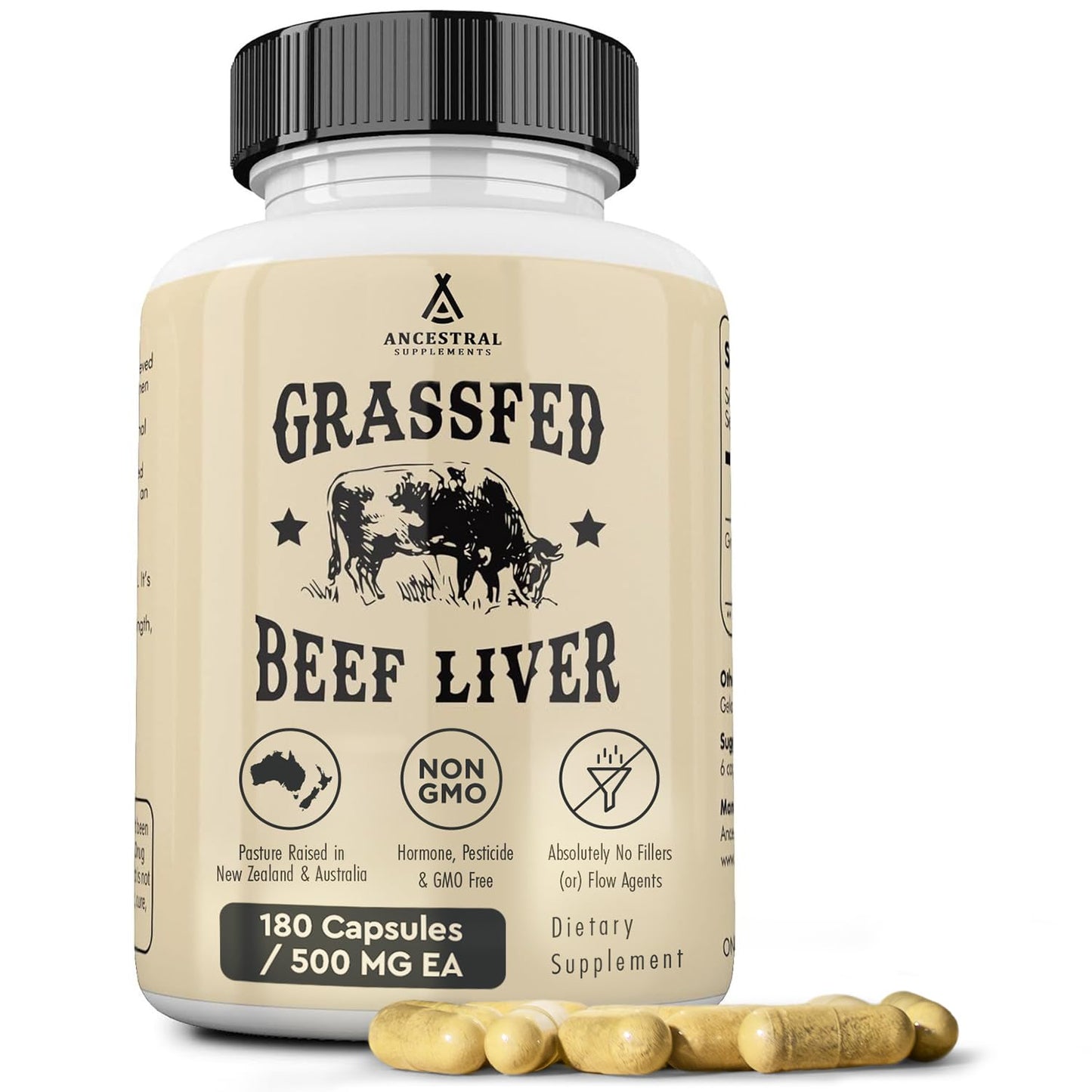 Beef Organ Supplement for Women – Supports Hormone Balance, Energy & Wellness – Grass Fed, Pasture Raised Superfood – Liver, Heart, Kidney, Bone Marrow – Collagen, CoQ10, B12 – Female Support Blend