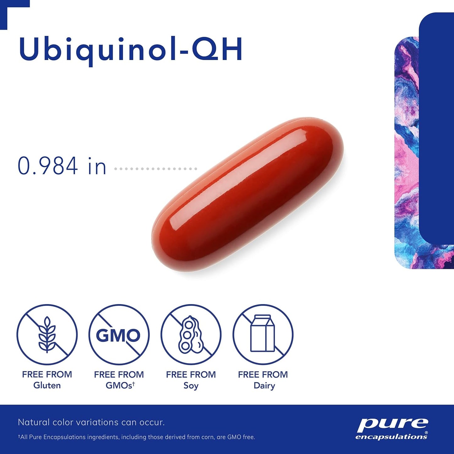 Pure Encapsulations Ubiquinol-QH - 100 mg CoQ10 - Supports Energy Metabolism & Heart Health* - Coenzyme Antioxidants Supplement - Non-GMO - 60 Softgel Capsules