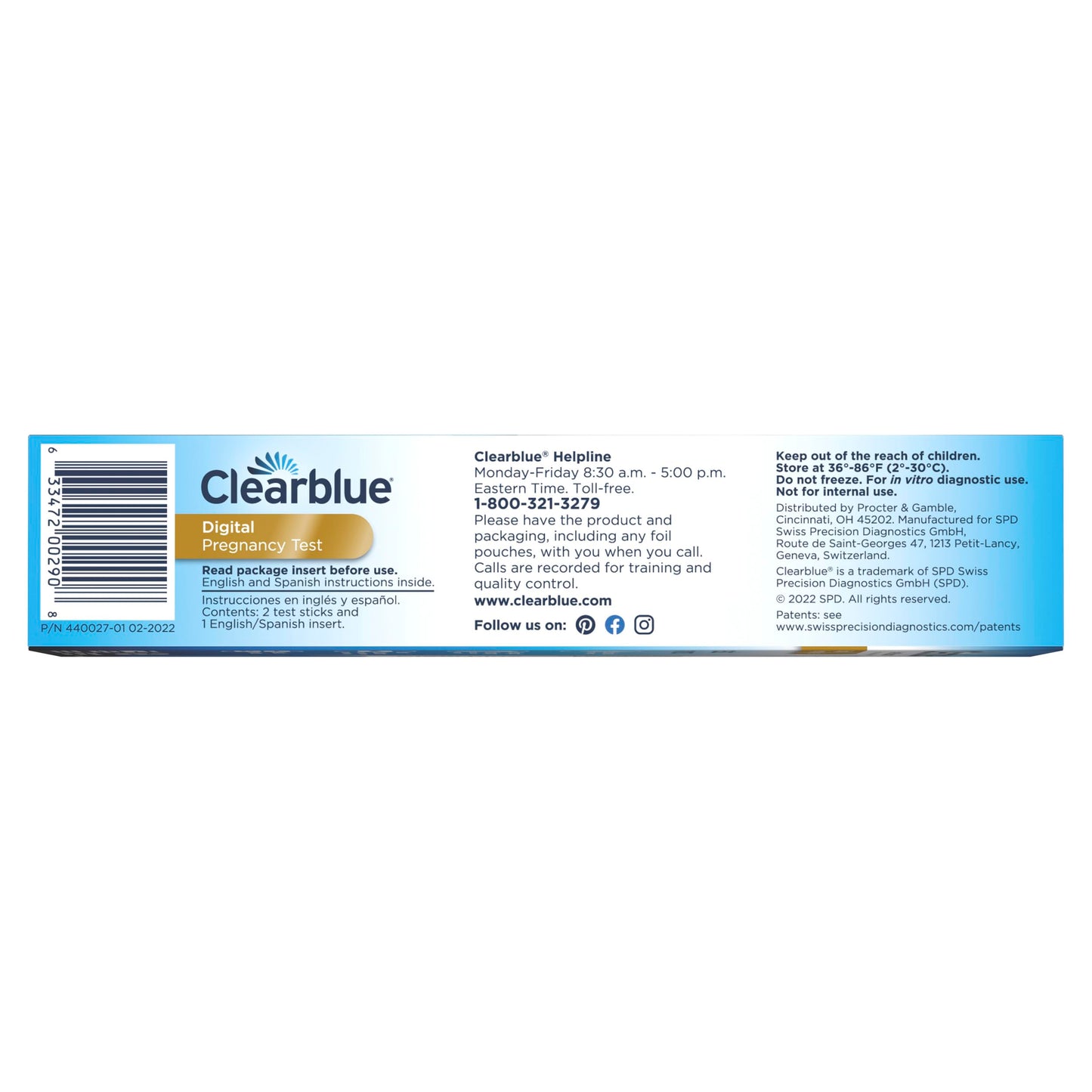 Clearblue Advanced Digital Ovulation Test Kit, 32 Ct