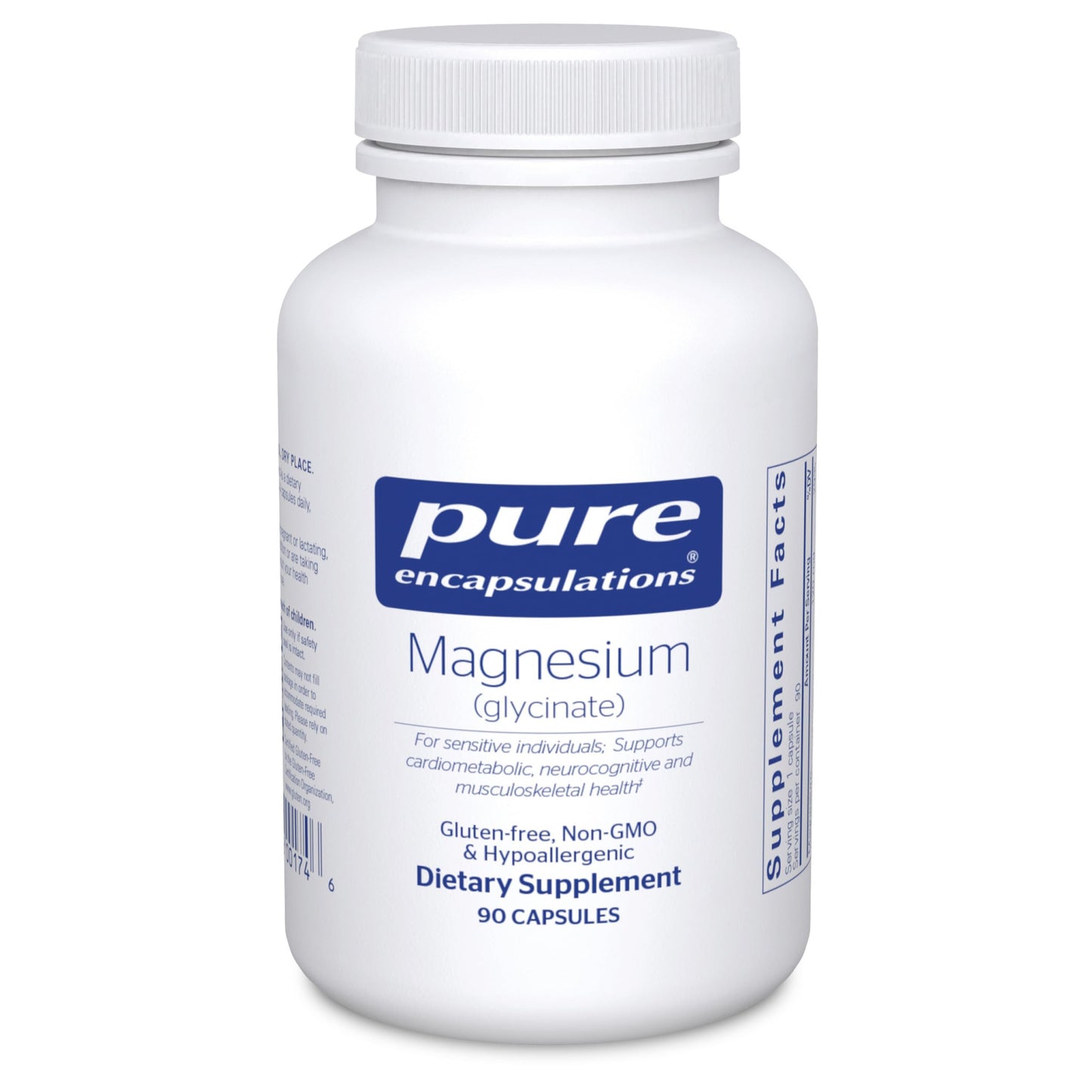 Pure Encapsulations Magnesium (Glycinate) - Supplement to Support Stress Relief, Sleep, Heart Health, Nerves, Muscles, and Metabolism* - with Magnesium Glycinate - 360 Capsules