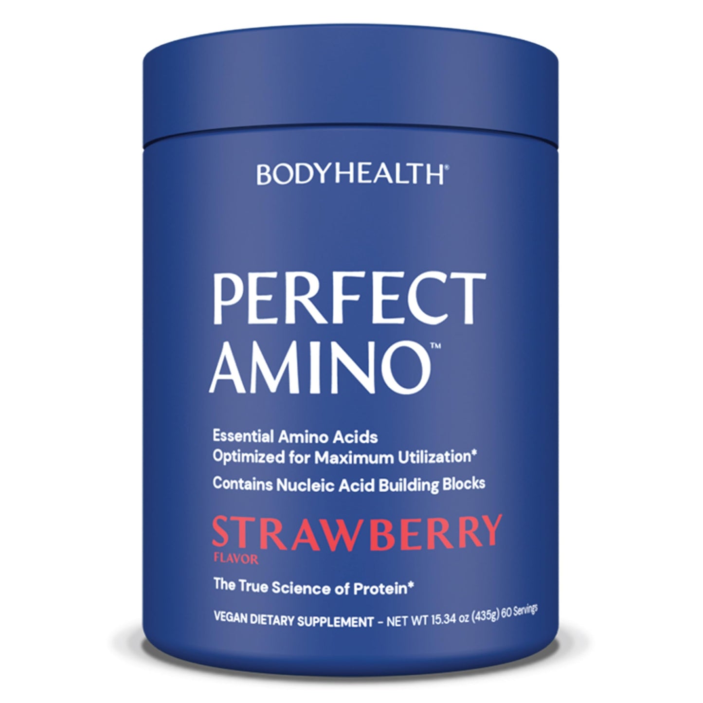 BodyHealth PerfectAmino Powder - BCAA and EAA Powder for Pre and Post Workout - Amino Acid Energy Drink for Men and Women to Support Lean Muscle and Recovery - Vanilla - 60 Servings