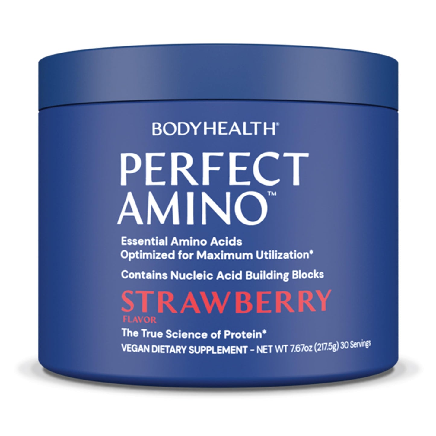 BodyHealth PerfectAmino Powder - BCAA and EAA Powder for Pre and Post Workout - Amino Acid Energy Drink for Men and Women to Support Lean Muscle and Recovery - Vanilla - 60 Servings