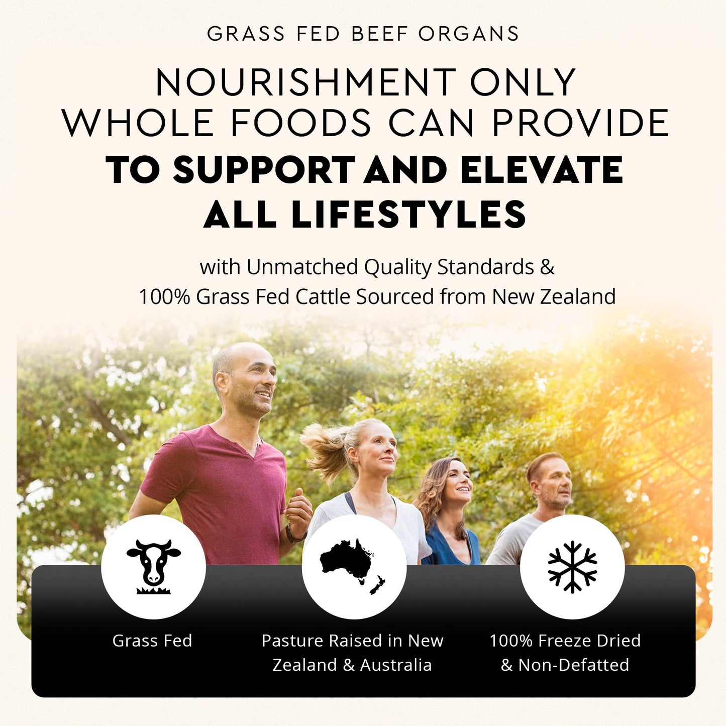 Beef Organ Supplement for Women – Supports Hormone Balance, Energy & Wellness – Grass Fed, Pasture Raised Superfood – Liver, Heart, Kidney, Bone Marrow – Collagen, CoQ10, B12 – Female Support Blend