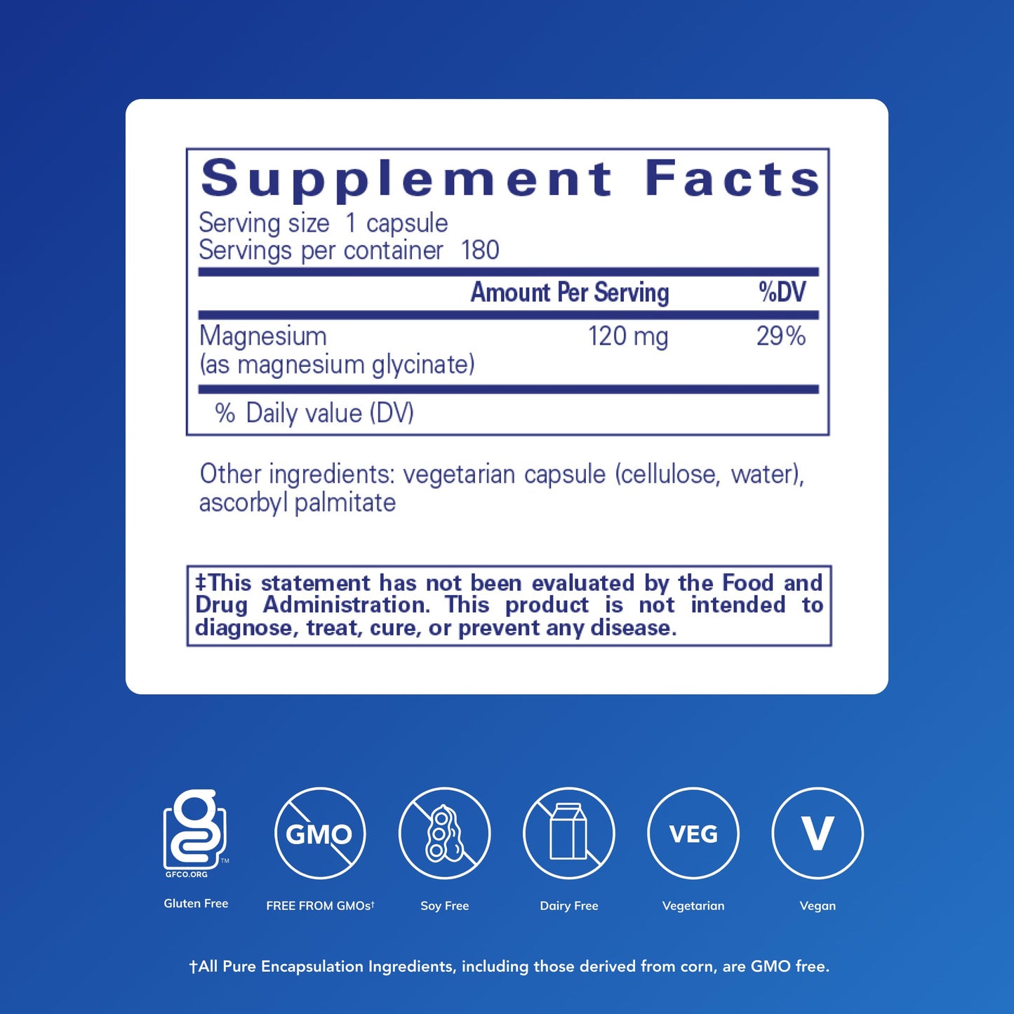 Pure Encapsulations Magnesium (Glycinate) - Supplement to Support Stress Relief, Sleep, Heart Health, Nerves, Muscles, and Metabolism* - with Magnesium Glycinate - 360 Capsules